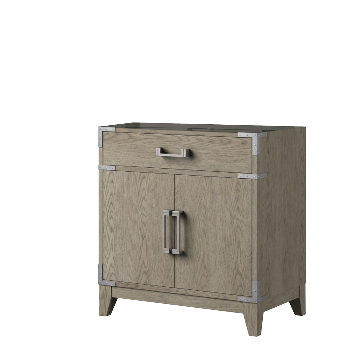 Lexora Laurel 30 in. Grey Oak Single Sink Bath Vanity