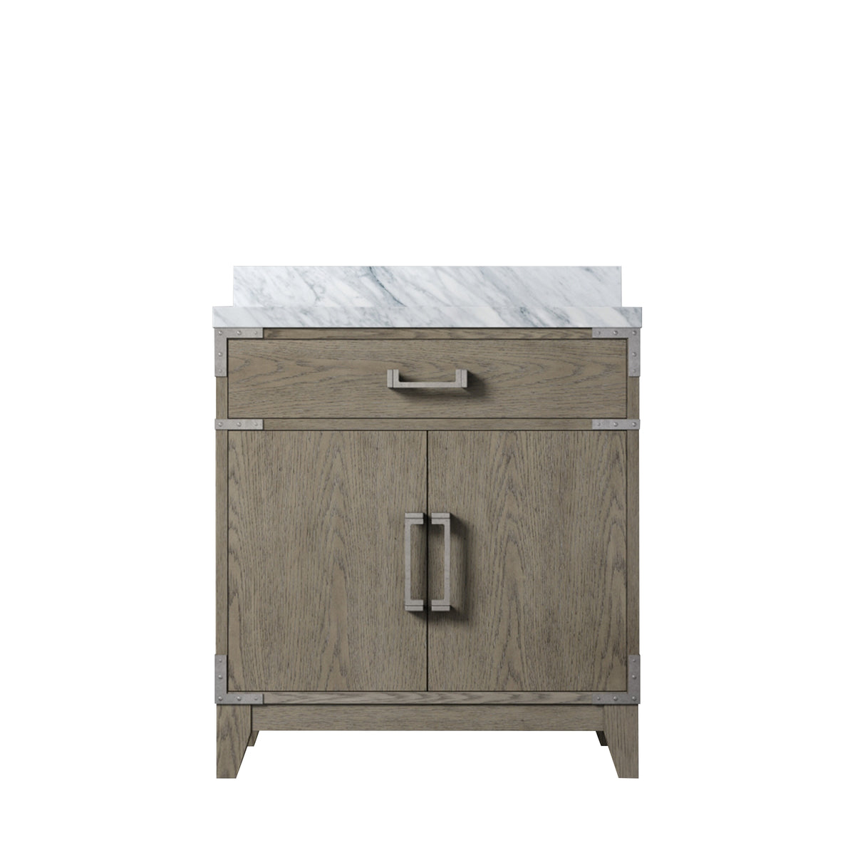 Lexora Laurel 30 in. Grey Oak Single Sink Bath Vanity