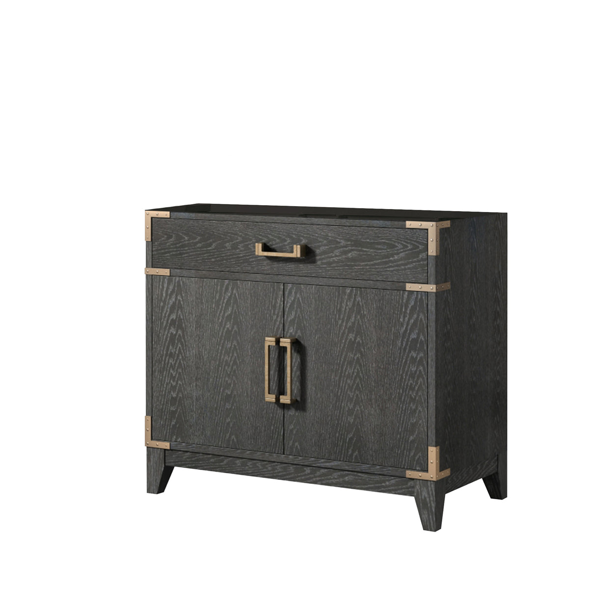 Lexora Laurel 36 in. Black Oak Single Sink Bath Vanity