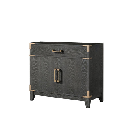Lexora Laurel 36 in. Black Oak Single Sink Bath Vanity