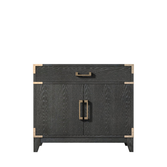 Lexora Laurel 36 in. Black Oak Single Sink Bath Vanity