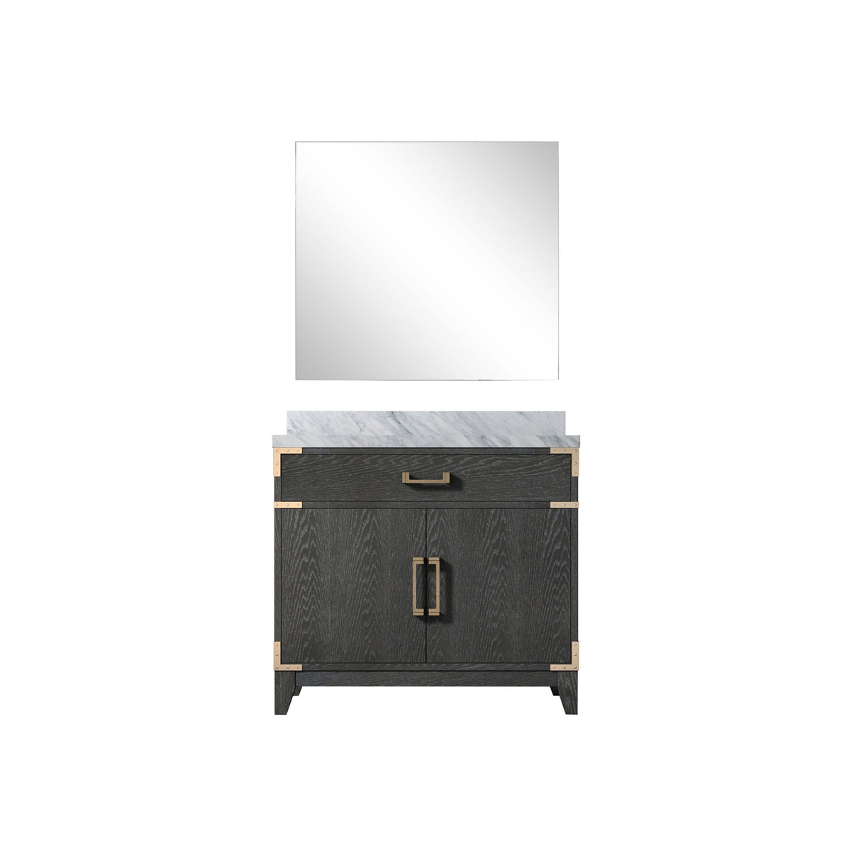 Lexora Laurel 36 in. Black Oak Single Sink Bath Vanity