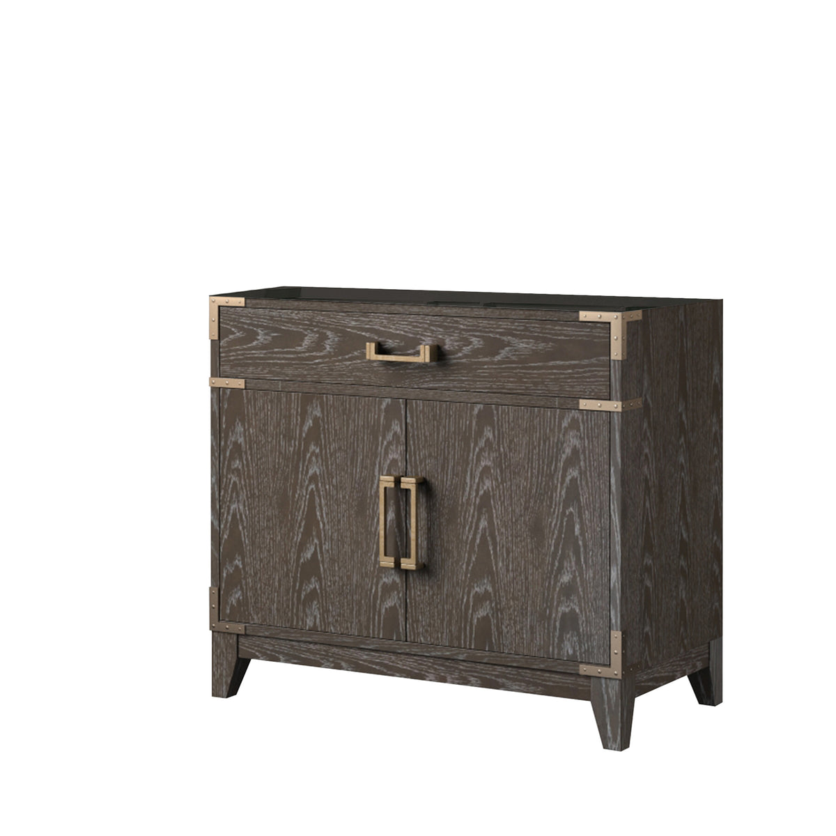 Lexora Laurel 36 in. Brown Oak Single Sink Bath Vanity