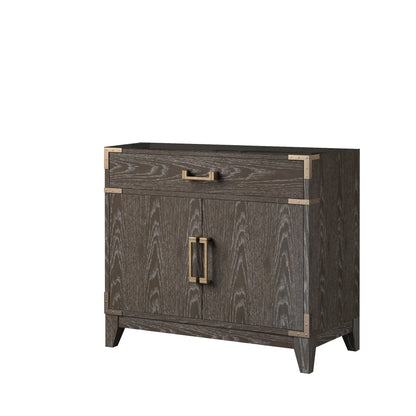 Lexora Laurel 36 in. Brown Oak Single Sink Bath Vanity