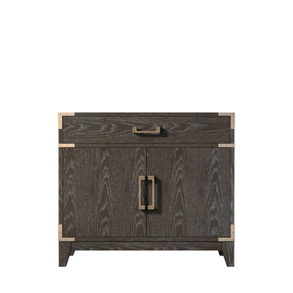 Lexora Laurel 36 in. Brown Oak Single Sink Bath Vanity