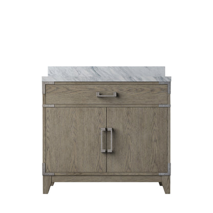 Lexora Laurel 36 in. Grey Oak Single Sink Bath Vanity
