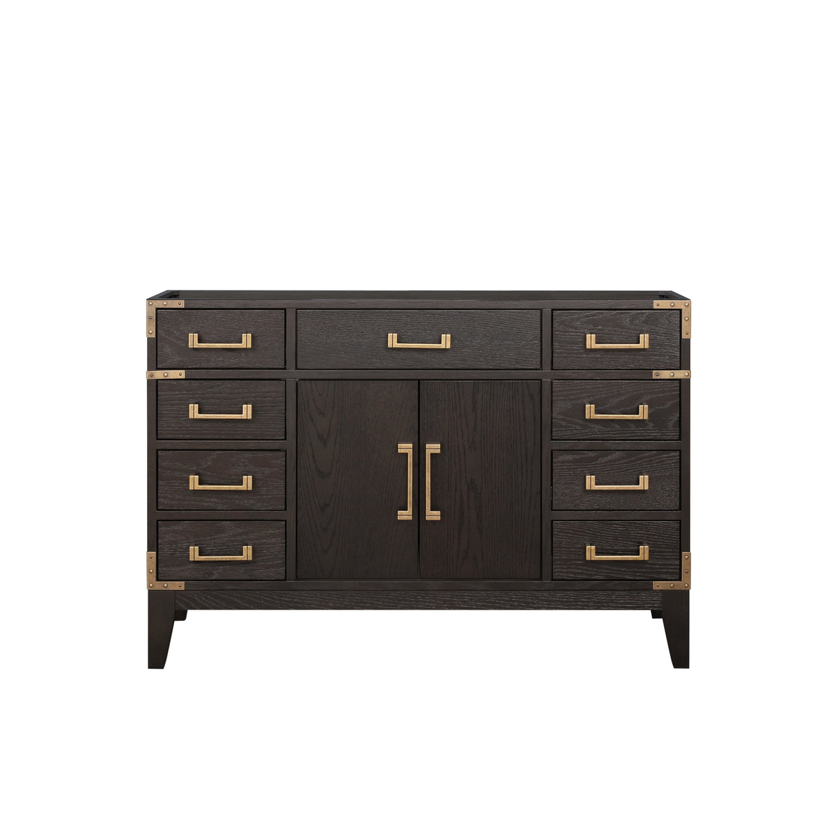 Lexora Laurel 48 in. Brown Oak Single Sink Bath Vanity