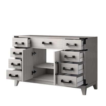 Lexora Laurel 48 in. White Oak Single Sink Bath Vanity