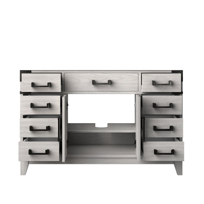 Lexora Laurel 48 in. White Oak Single Sink Bath Vanity