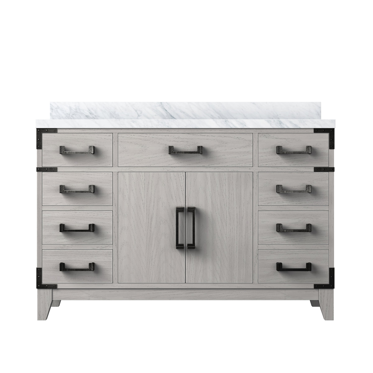Lexora Laurel 48 in. White Oak Single Sink Bath Vanity