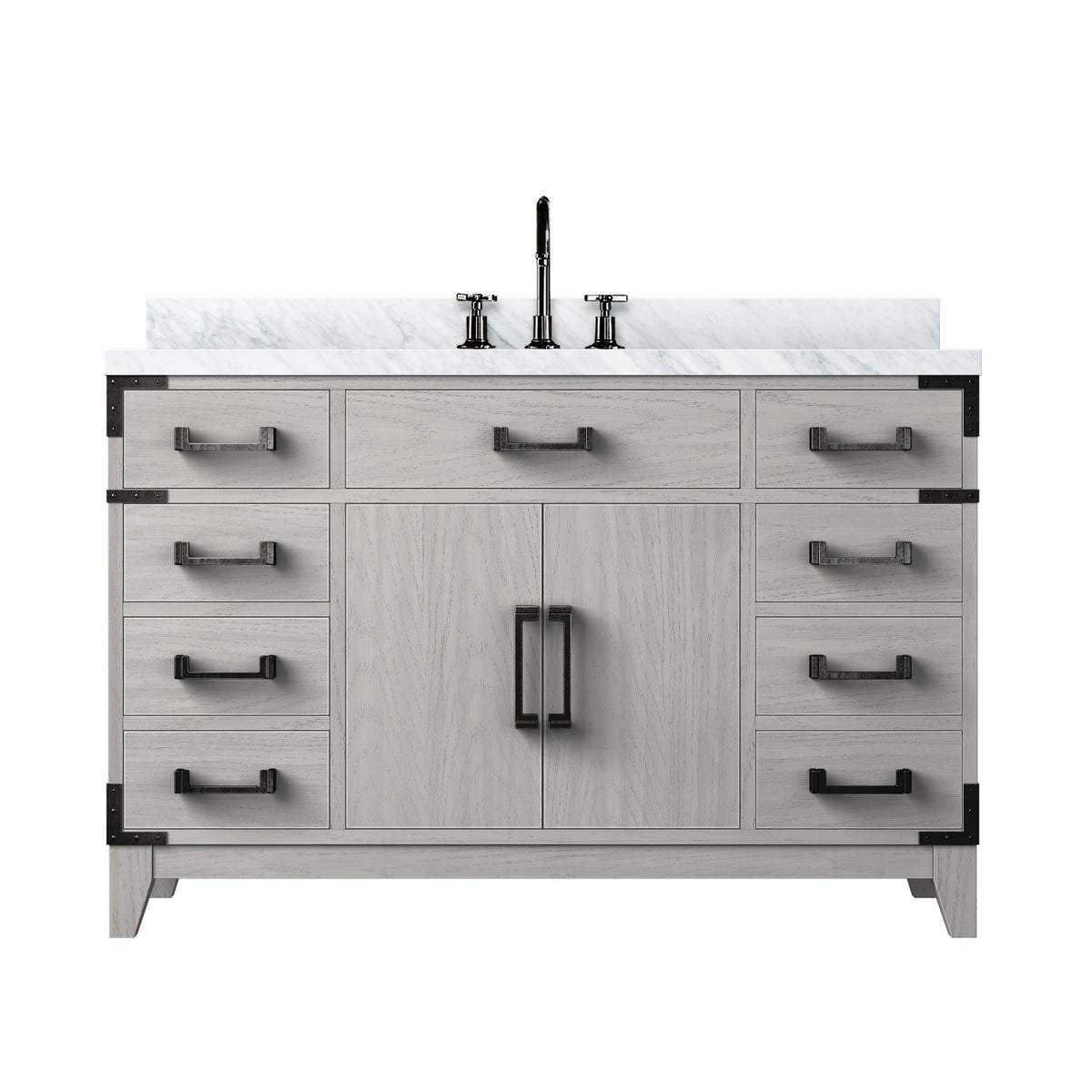 Lexora Laurel 48 in. White Oak Single Sink Bath Vanity