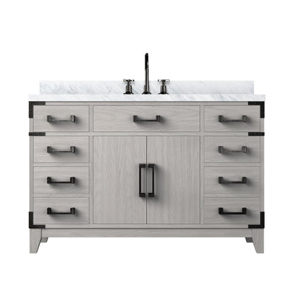 Lexora Laurel 48 in. White Oak Single Sink Bath Vanity