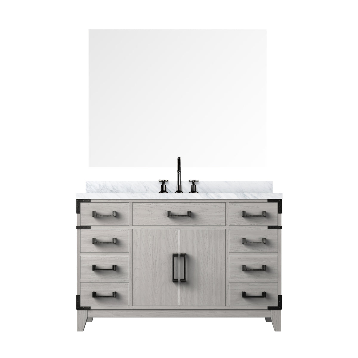 Lexora Laurel 48 in. White Oak Single Sink Bath Vanity