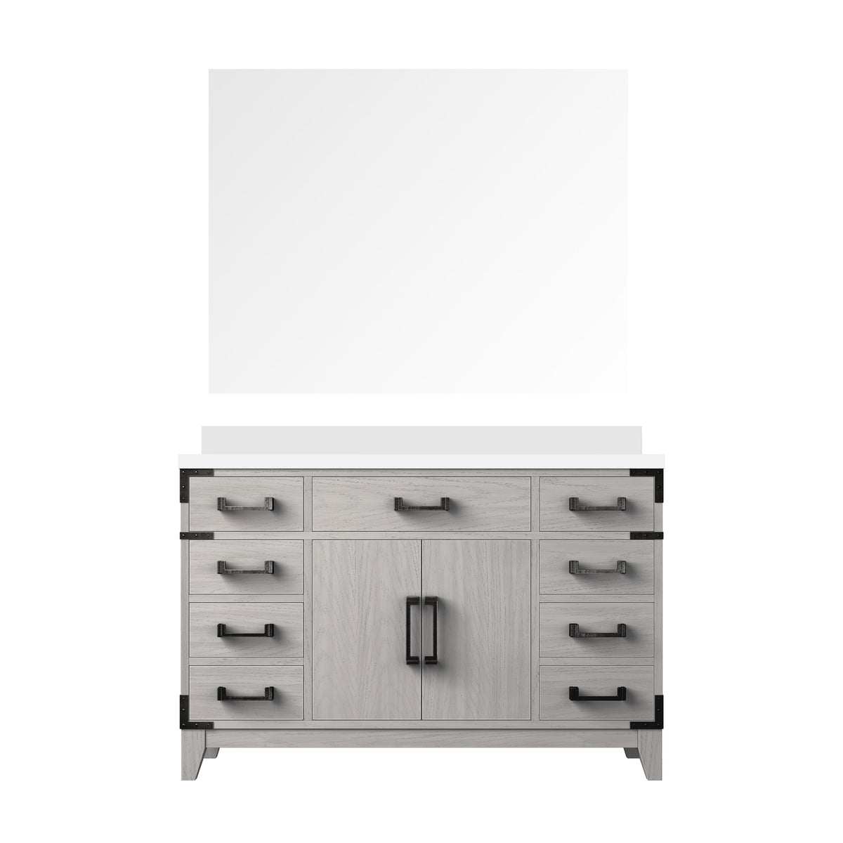 Lexora Laurel 48 in. White Oak Single Sink Bath Vanity
