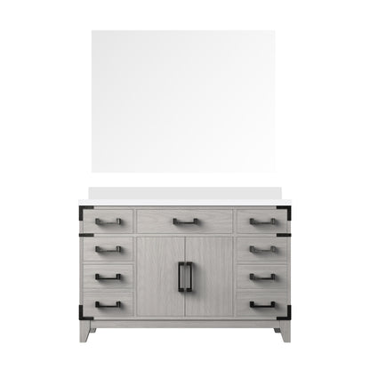 Lexora Laurel 48 in. White Oak Single Sink Bath Vanity