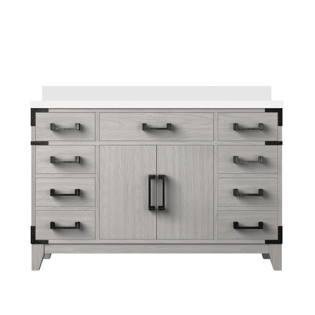 Lexora Laurel 48 in. White Oak Single Sink Bath Vanity