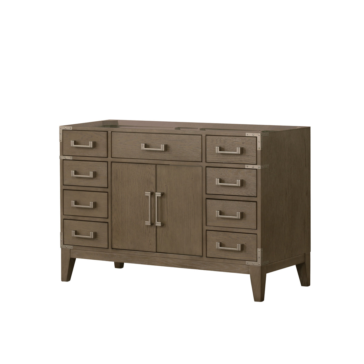 Lexora Laurel 48 in. Grey Oak Single Sink Bath Vanity