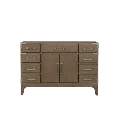 Lexora Laurel 48 in. Grey Oak Single Sink Bath Vanity