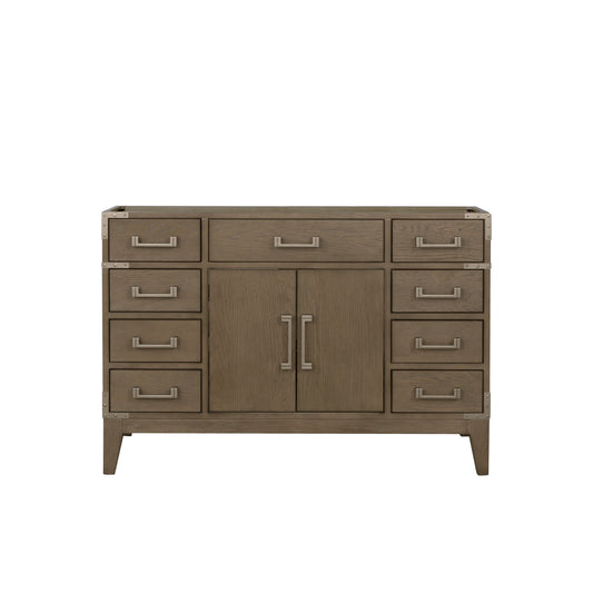 Lexora Laurel 48 in. Grey Oak Single Sink Bath Vanity