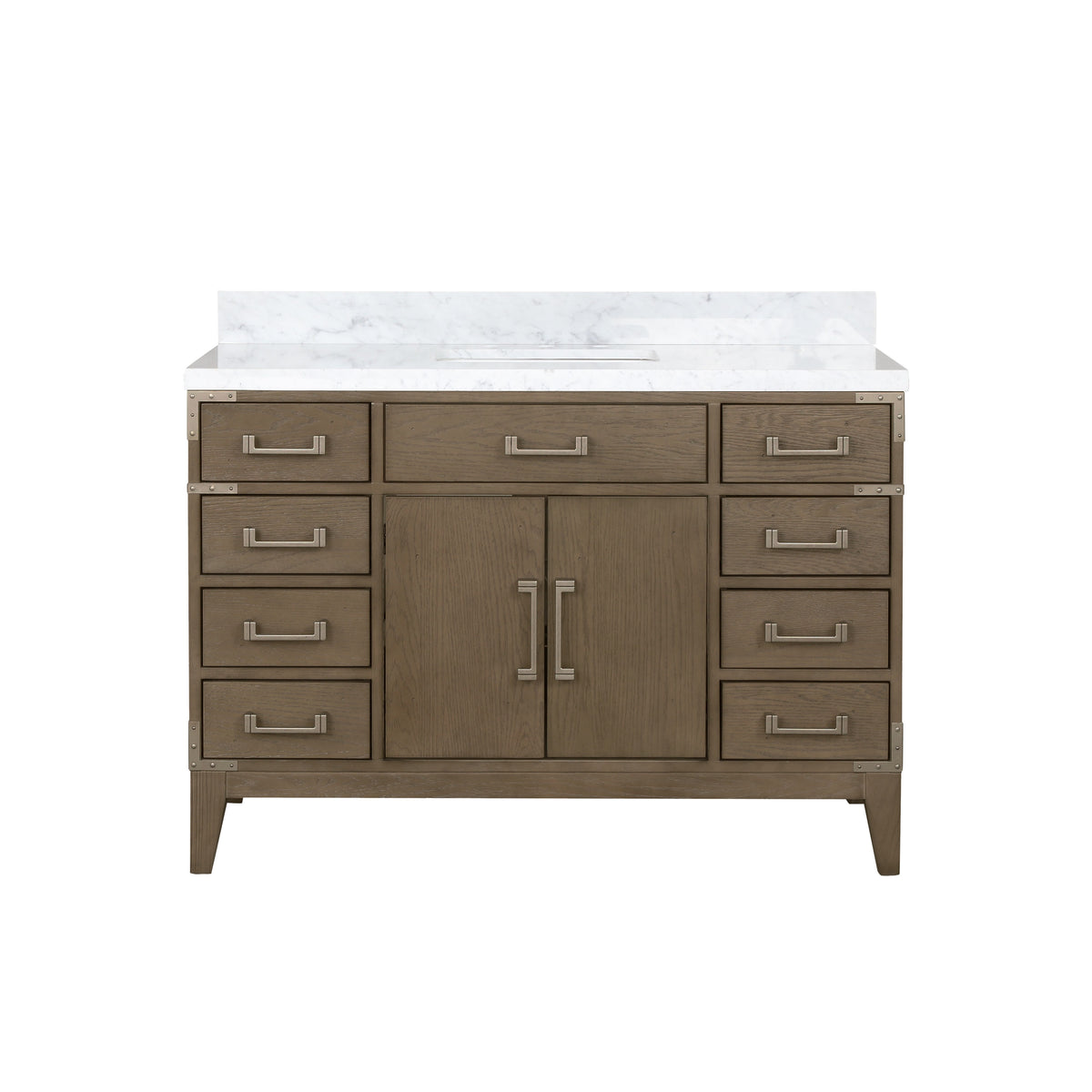 Lexora Laurel 48 in. Grey Oak Single Sink Bath Vanity