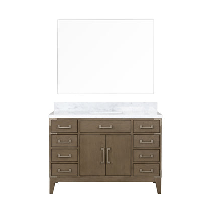 Lexora Laurel 48 in. Grey Oak Single Sink Bath Vanity