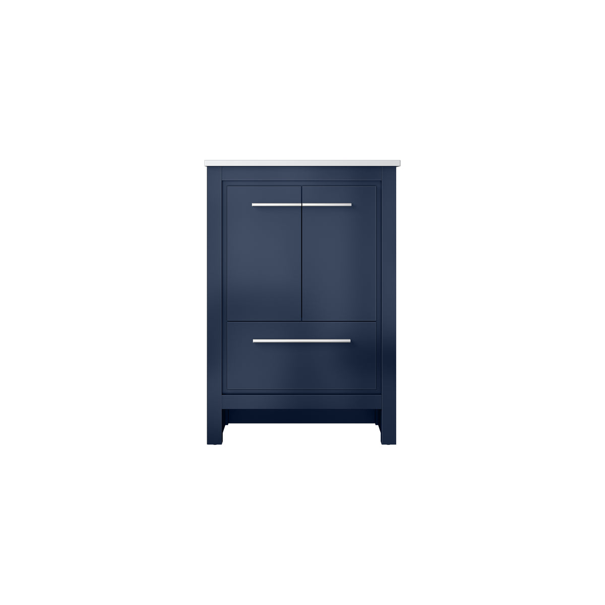Lexora Lafarre 24 in. Navy Blue Single Sink Bath Vanity