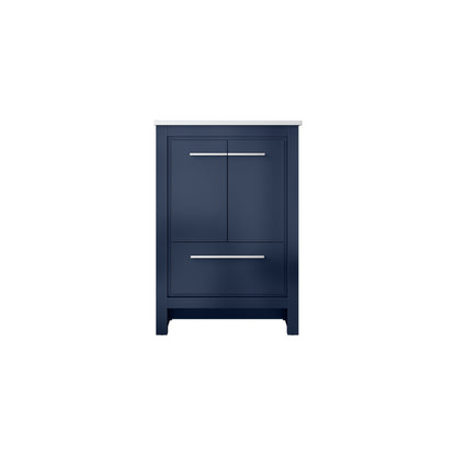 Lexora Lafarre 24 in. Navy Blue Single Sink Bath Vanity