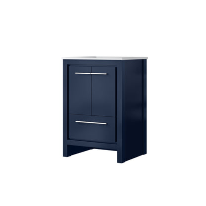 Lexora Lafarre 24 in. Navy Blue Single Sink Bath Vanity