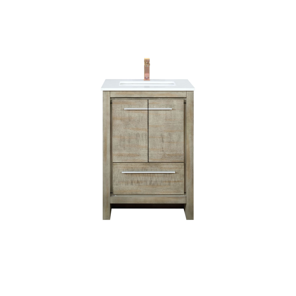 Lexora Lafarre 24 in. Rustic Acacia Single Sink Bath Vanity