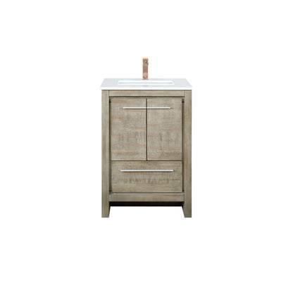 Lexora Lafarre 24 in. Rustic Acacia Single Sink Bath Vanity