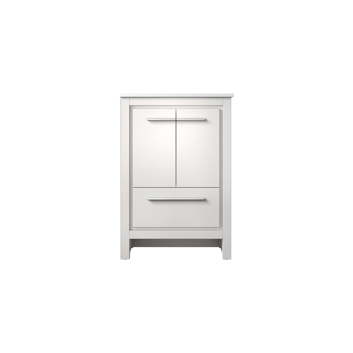 Lexora Lafarre 24 in. White Single Sink Bath Vanity