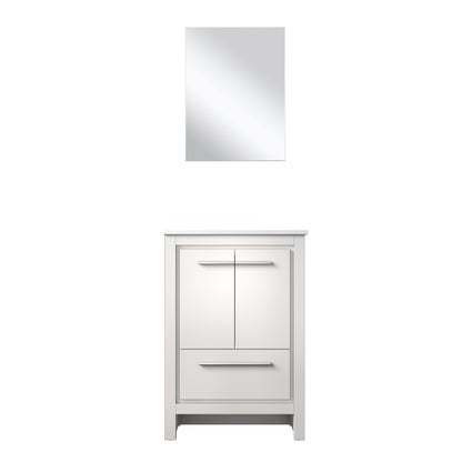 Lexora Lafarre 24 in. White Single Sink Bath Vanity