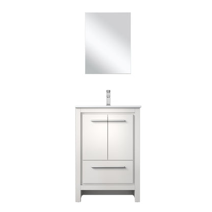 Lexora Lafarre 24 in. White Single Sink Bath Vanity