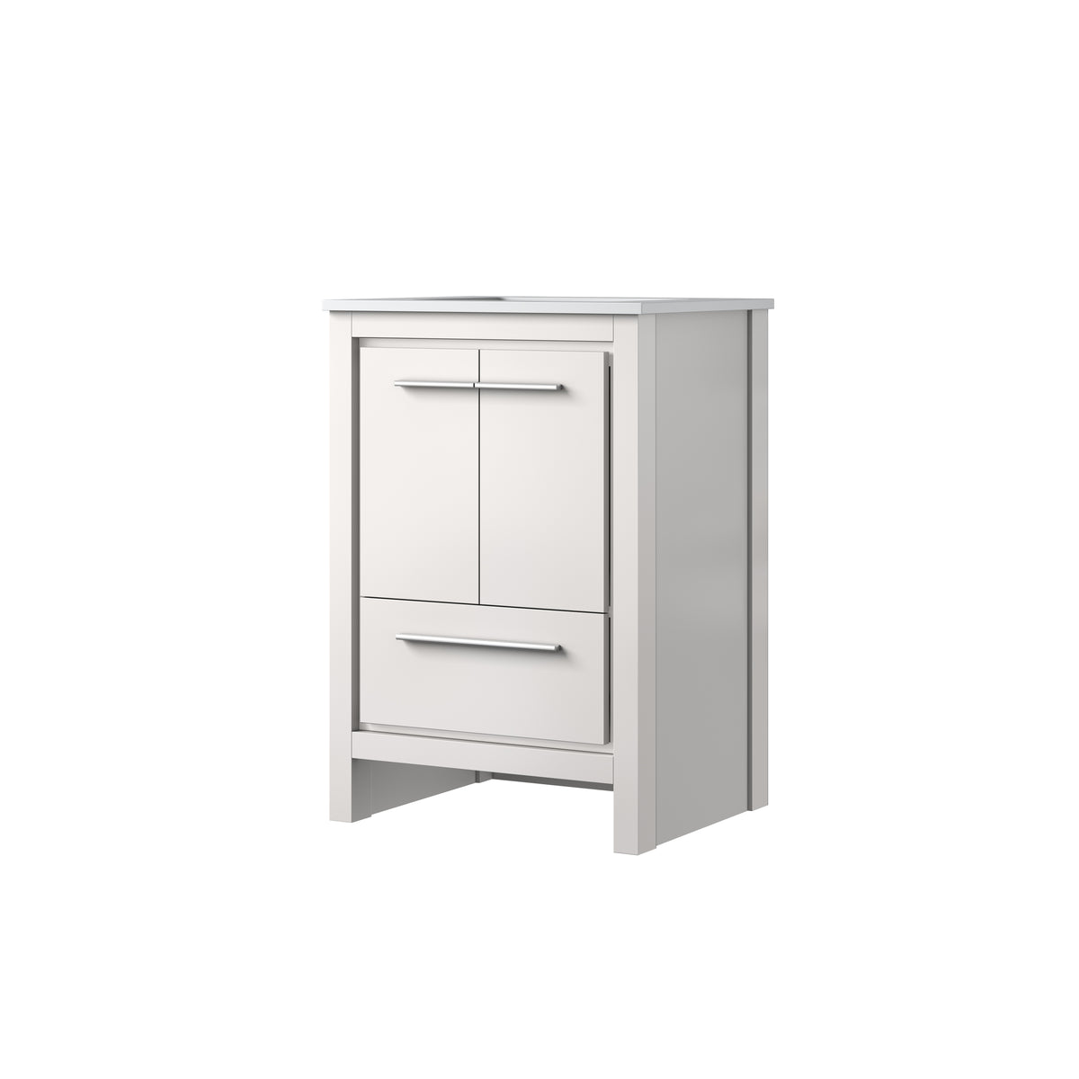 Lexora Lafarre 24 in. White Single Sink Bath Vanity