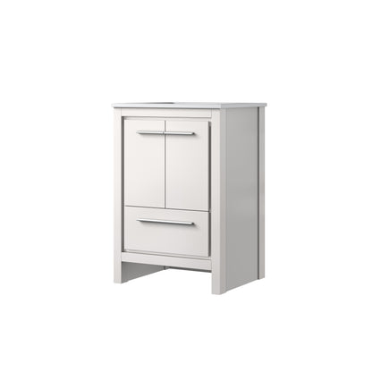 Lexora Lafarre 24 in. White Single Sink Bath Vanity