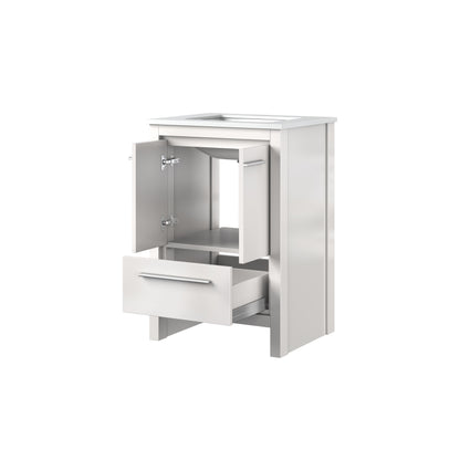 Lexora Lafarre 24 in. White Single Sink Bath Vanity