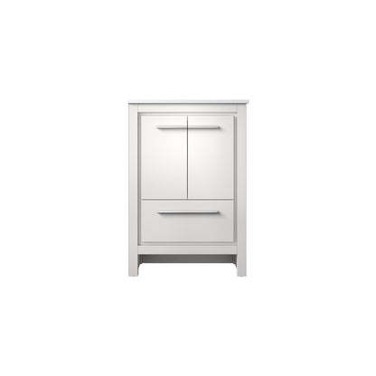Lexora Lafarre 24 in. White Single Sink Bath Vanity