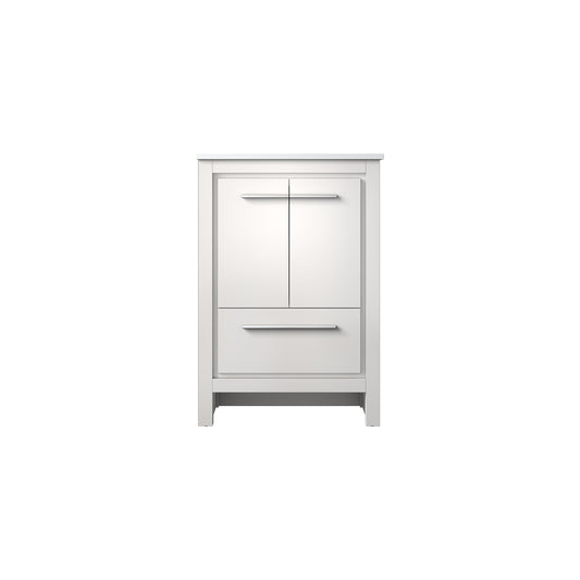 Lexora Lafarre 24 in. White Single Sink Bath Vanity