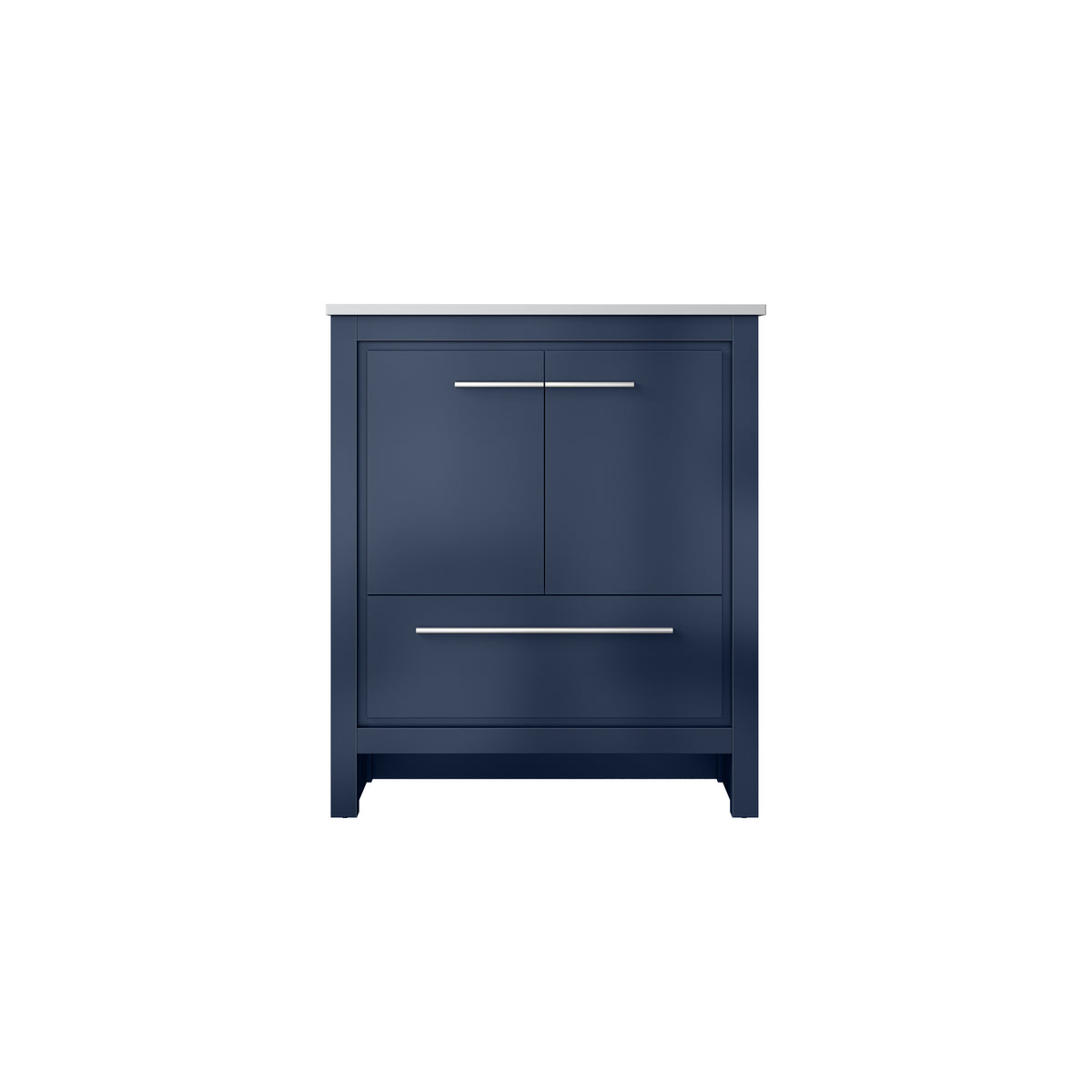 Lexora Lafarre 30 in. Navy Blue Single Sink Bath Vanity