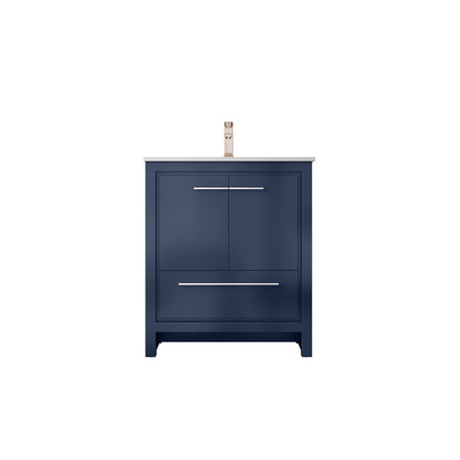 Lexora Lafarre 30 in. Navy Blue Single Sink Bath Vanity