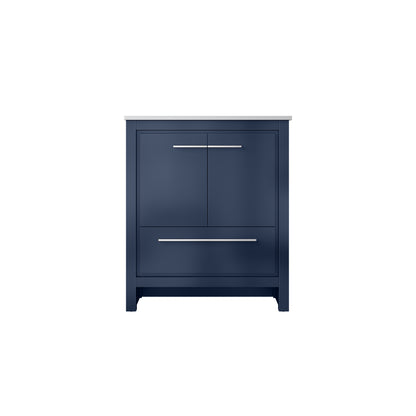 Lexora Lafarre 30 in. Navy Blue Single Sink Bath Vanity