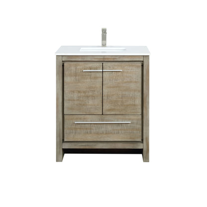Lexora Lafarre 30 in. Rustic Acacia Single Sink Bath Vanity