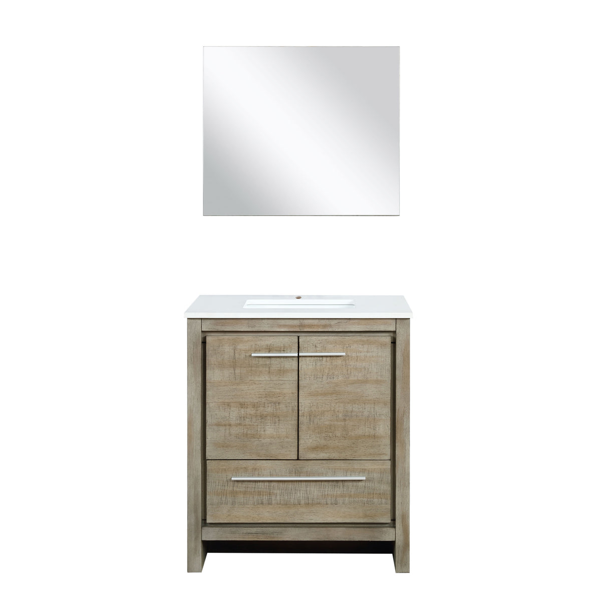 Lexora Lafarre 30 in. Rustic Acacia Single Sink Bath Vanity