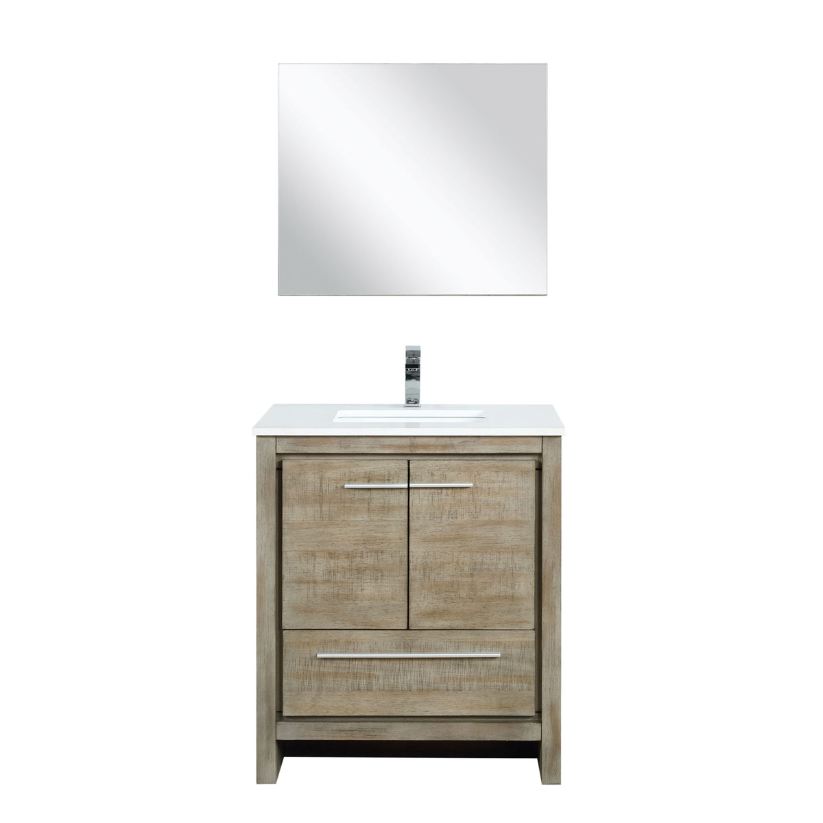 Lexora Lafarre 30 in. Rustic Acacia Single Sink Bath Vanity