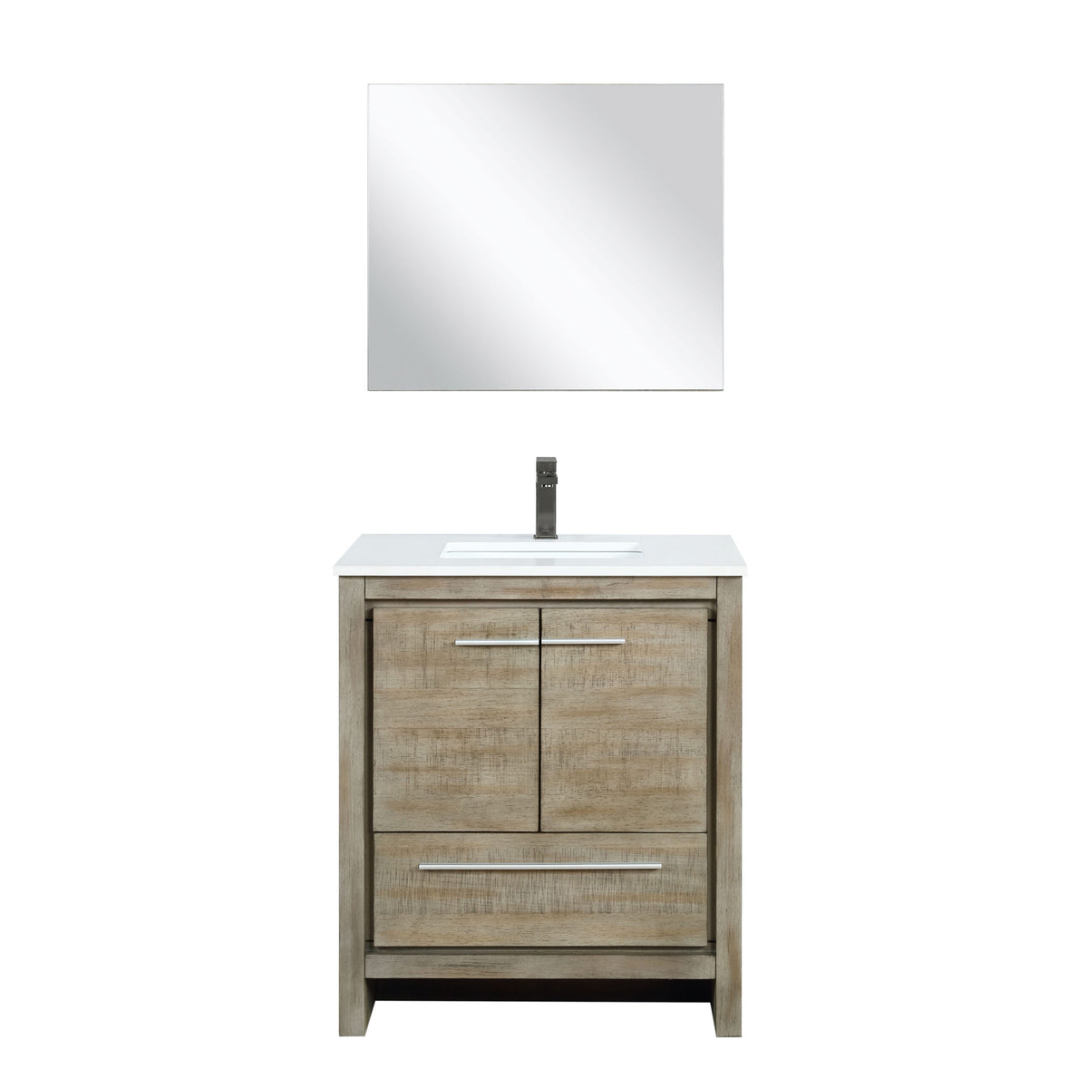 Lexora Lafarre 30 in. Rustic Acacia Single Sink Bath Vanity