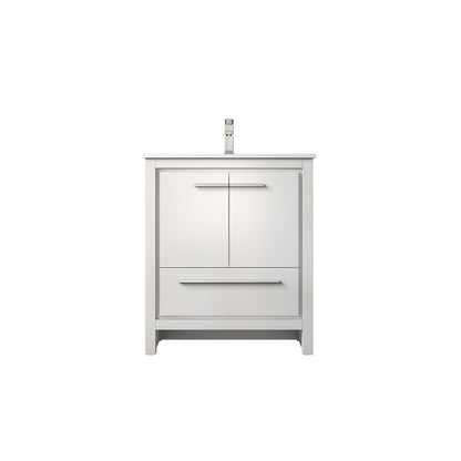 Lexora Lafarre 30 in. White Single Sink Bath Vanity