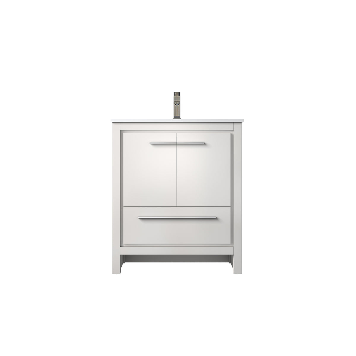 Lexora Lafarre 30 in. White Single Sink Bath Vanity