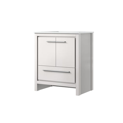 Lexora Lafarre 30 in. White Single Sink Bath Vanity