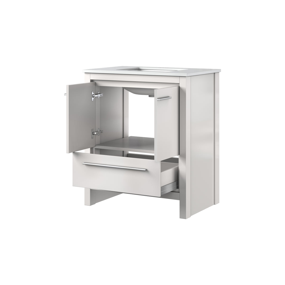 Lexora Lafarre 30 in. White Single Sink Bath Vanity