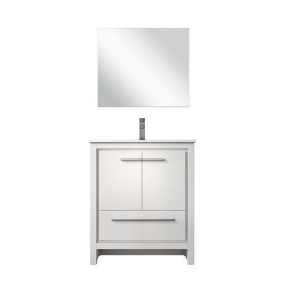 Lexora Lafarre 30 in. White Single Sink Bath Vanity